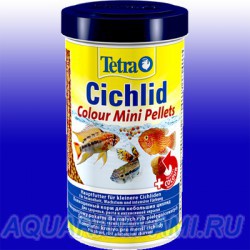 Цихлиды кормTETRA Cichlid Colour Mini 500ml/170g